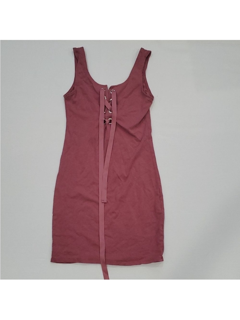 Heart & Hips Tank Dress Dark Rose Medium